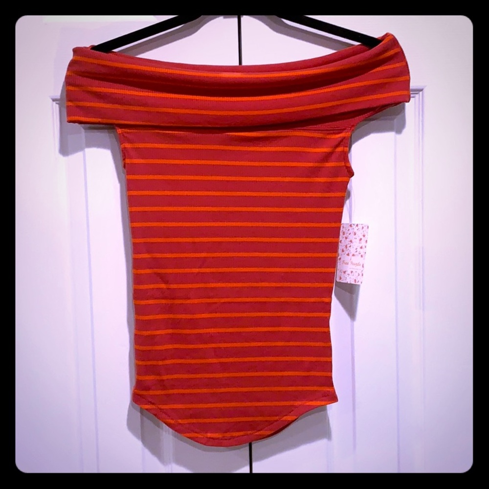 Free People - Melbourne Tee - Red *New with Tags*